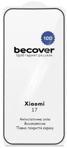 Фото: Захисне скло BeCover 10D for Xiaomi 17 - Black (715710) № 2 | KTC