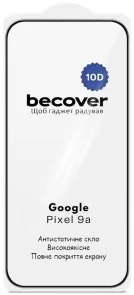 Фото: Захисне скло BeCover 10D for Google Pixel 9a - Black (715715) № 2 | KTC
