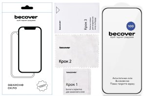 Захисне скло BeCover 10D for Google Pixel 9a - Black (715715)