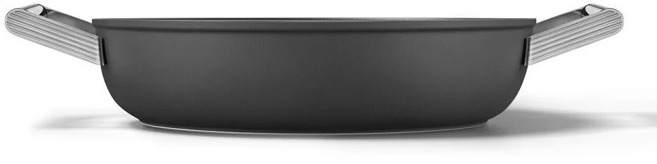 Фото: Сковорода Smeg 50S Retro Style 28cm Black Matte (DPF2812BLM) № 7 | KTC