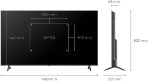 Фото: Телевізор QLED Kivi 65U7000MB (Android TV, Wi-Fi, 3840x2160) № 6 | KTC