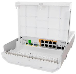 Комутатор MikroTik CSS610-8P-2S+OUT