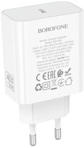 Зарядний пристрій BOROFONE BA109A Star 60W White (6941991126888)