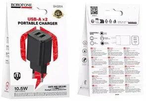 Фото: Зарядний пристрій BOROFONE BAS81A Star 10.5W Black (6941991126628) № 3 | KTC