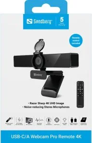 Фото: Web-камера Sandberg USB-C/A Webcam Pro Remote 4K (134-45) № 8 | KTC