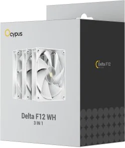 Фото: Кулер Ocypus Delta F12 White 3pcs (DELTA-F12-WH3NM00X-GL) № 7 | KTC