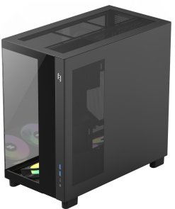 Корпус Gamemax NEX C53 Black with window (NEX C53 BK)