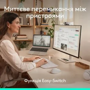 Фото: Миша Logitech Signature Comfort Plus M850 L Wireless Off White (910-007716) № 8 | KTC