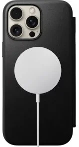 Фото: Чохол Nomad for Apple iPhone 16 Pro Max - Modern Leather Folio Black (NM01675785) № 4 | KTC