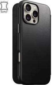Фото: Чохол Nomad for Apple iPhone 16 Pro Max - Modern Leather Folio Black (NM01675785) № 5 | KTC