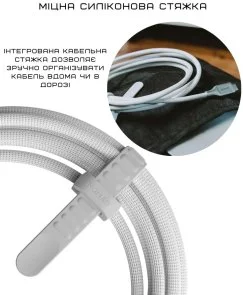 Фото: Кабель Nomad Kevlar 240W Type-C / Type-C 3m White (NM014681858) № 5 | KTC