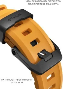 Фото: Ремінець Nomad for Apple Watch 46mm/49mm - Rocky Point Band Black Titanium Hardware Sol (NM014810858) № 5 | KTC