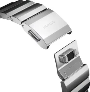 Фото: Ремінець Nomad for Apple Watch 46/49mm - Steel Silver Hardware Silver (NM1A4HSXS0) № 9 | KTC