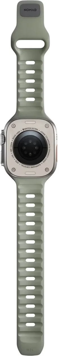 Фото: Ремінець Nomad for Apple Watch 46mm/49mm - Sport Band Coastal Rock (NM01112785) № 5 | KTC
