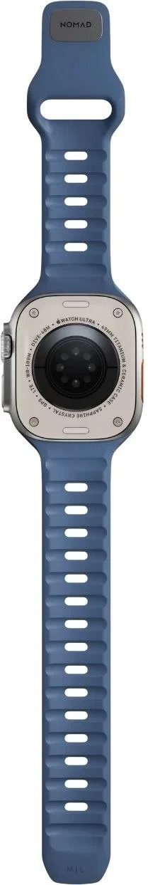 Фото: Ремінець Nomad for Apple Watch 46mm/49mm - Sport Band Naval Blue (NM014919858) № 4 | KTC