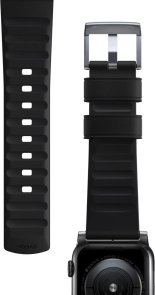 Ремінець Nomad for Apple Watch 46mm/49mm - Active Pro Silver Hardware Black (NM1A41SNW0)