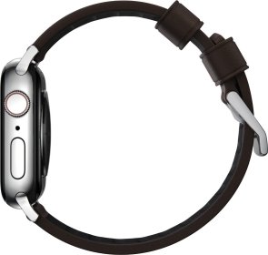 Ремінець Nomad for Apple Watch 46mm/49mm - Active Pro Silver Hardware Classic Brown (NM1A4MSNW0)