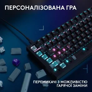 Фото: Клавіатура Logitech G316 X 98 Tactile ENG/UKR USB Black (920-014205) № 4 | KTC