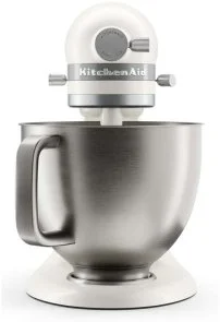 Фото: Планетарний міксер KitchenAid Artisan Plus 4.7L 5KSM50PKVE Porcelain White (5KSM50PKVEPL) № 4 | KTC