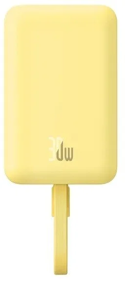 Фото: Батарея універсальна Baseus Magnetic Mini 30W 10000mAh Yellow (P1002210BY23-00) № 2 | KTC