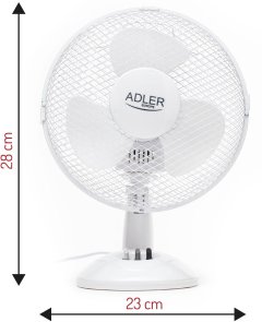 Вентилятор Adler AD 7302 White (AD7302)
