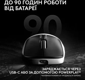Фото: Миша Logitech G PRO X2 Superstrike Lightspeed Wireless White (910-007776) № 11 | KTC