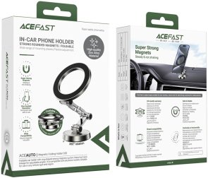 Кріплення для мобільного телефону Acefast D20 Magnetic Folding Holder Silver (6974316282839)