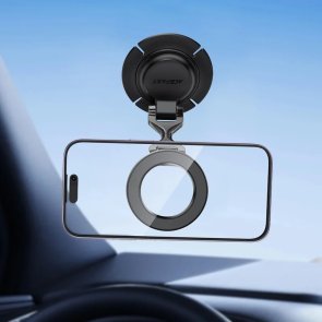 Кріплення для мобільного телефону Acefast D64 Magnetic Folding Car Holder Black (6974316286332)