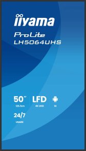 Інтерактивний дисплей iiyama LH5064UHS-B1AG