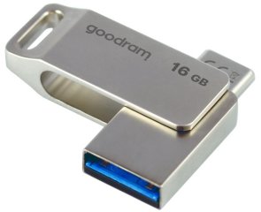 Флешка USB GOODRAM OTG ODA3 16GB Grey (ODA3-0160S0R11)