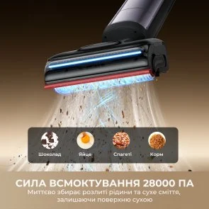 Фото: Ручний бездротовий пилосос Dreame H16 Pro Steam (HHR48F) № 6 | KTC