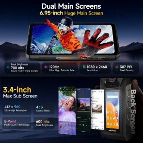 Фото: Смартфон Ulefone Armor 30 Pro 16/512GB Magic Black (6975326662444) № 7 | KTC