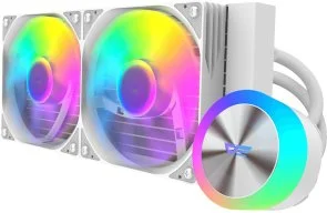 Фото: Система рідинного охолодження DARKFLASH DG240 White (DG240 WHITE) № 2 | KTC