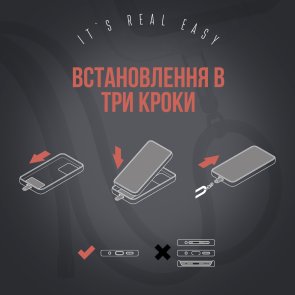 Ремінець для смартфону ArmorStandart Rope Black Rose with Clear Holder (ARM86563)