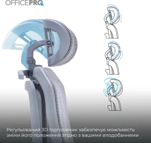 Фото: Крісло OfficePro Unity OC710G Grey № 15 | KTC