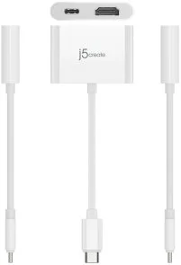 Фото: Перехідник J5create 2in1 JCA152-N White № 4 | KTC