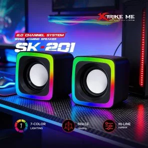 Фото: Колонки Xtrike Me SK-201 Black № 4 | KTC