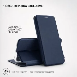 Фото: Чохол BeCover for Samsung Galaxy A27 SM-A276 - Exclusive Deep Blue (715685) № 4 | KTC