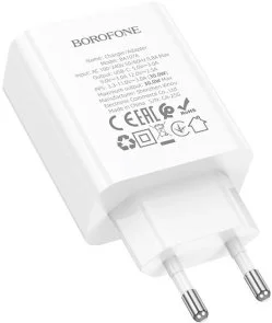 Фото: Зарядний пристрій BOROFONE BA107A Stellar PD 30W White (6941991125348) № 6 | KTC