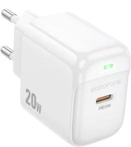 Фото: Зарядний пристрій BOROFONE BAS43A Potential PD 20W White (6941991113819) № 4 | KTC