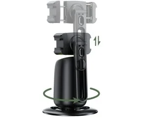 Фото: Штатив Acefast E44 360-degree AI Intelligent Follow-Up PTZ Black (6974316286356) № 4 | KTC