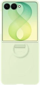 Фото: Чохол Samsung for Galaxy Flip8 - Silicone Ring Magnet Green (EF-EF776CGEGUA) № 4 | KTC