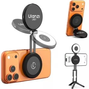 Фото: Світлодіодне селфі-кільце Ulanzi LM21 Magnetic Fill Light Black (L236) № 2 | KTC