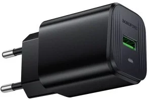 Фото: Зарядний пристрій BOROFONE BAS82A Star 18W Black (6941991126703) № 3 | KTC