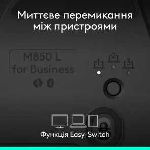 Фото: Миша Logitech Signature Comfort Plus M850 L for Business Graphite (910-007704) № 13 | KTC