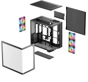 Фото: Корпус Deepcool CG590U 5F Black with window (R-CG590U-BKAGA5-G) № 8 | KTC