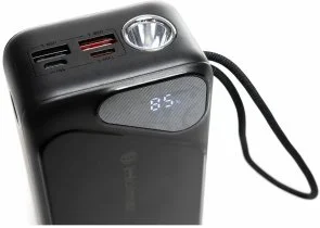Фото: Батарея універсальна Holmer NRG-02 Cheetah 30000mAh 22.5W Black Built-in Cable № 3 | KTC