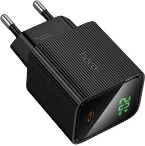 Фото: Зарядний пристрій Hoco CS82A Excellent with digital display PD 20W Black (6942007664493) № 4 | KTC