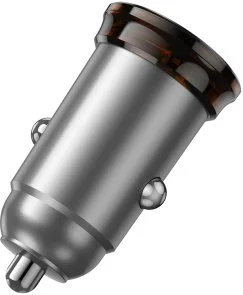 Фото: Автомобільний зарядний пристрій Hoco NZ16B Rigorous 45W Metal Gray (6942007644778) № 5 | KTC
