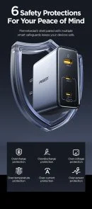 Фото: Зарядний пристрій Pisen BOLT Pro PD 100W Black (TP-C67) № 17 | KTC